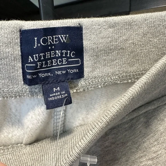 J. Crew Authentic Fleece Heather Gray Joggers - Picture 3 of 5